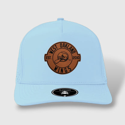 WOW Zapped Headwear Brand 5 Panel Curve Bill WOW Emblem