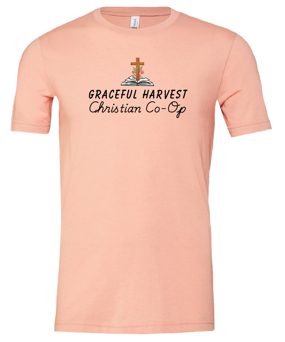 Graceful Harvest Adult Tshirt - Peach