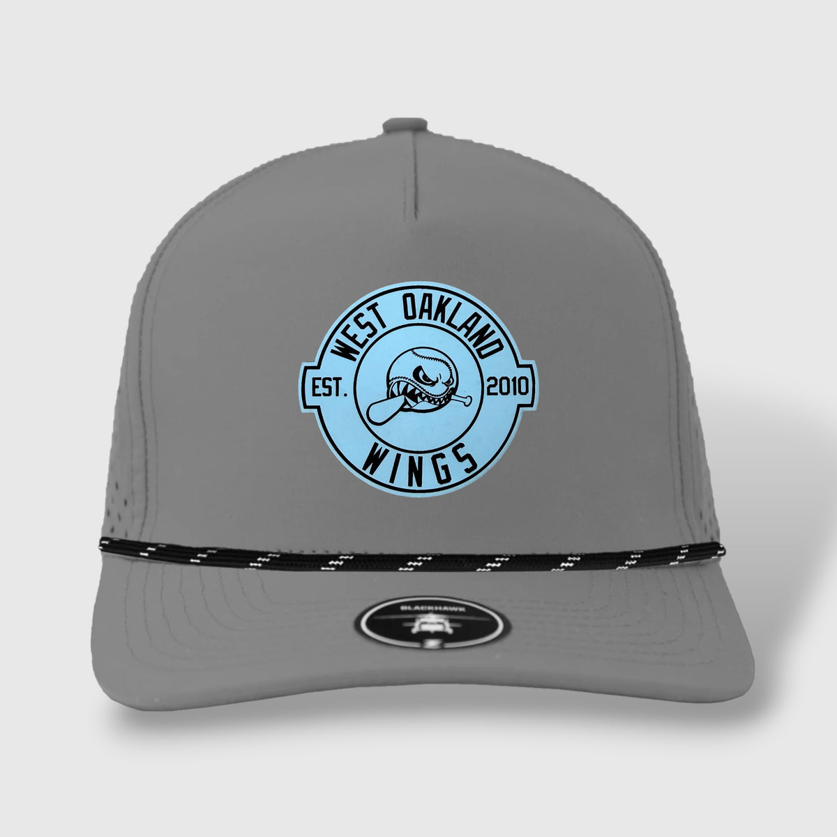 WOW Zapped Headwear Brand 5 Panel Curve Bill WOW Emblem