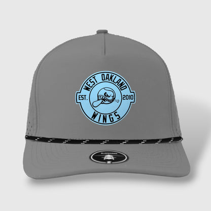 WOW Zapped Headwear Brand 5 Panel Curve Bill WOW Emblem