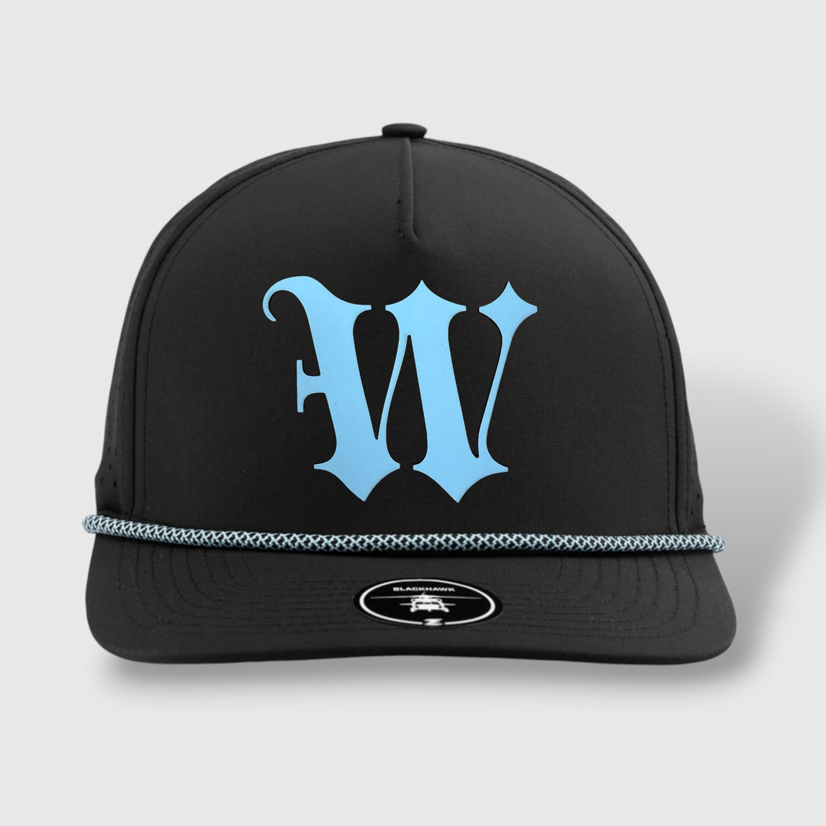 WOW Zapped Headwear Brand 5 Panel Curve Bill W