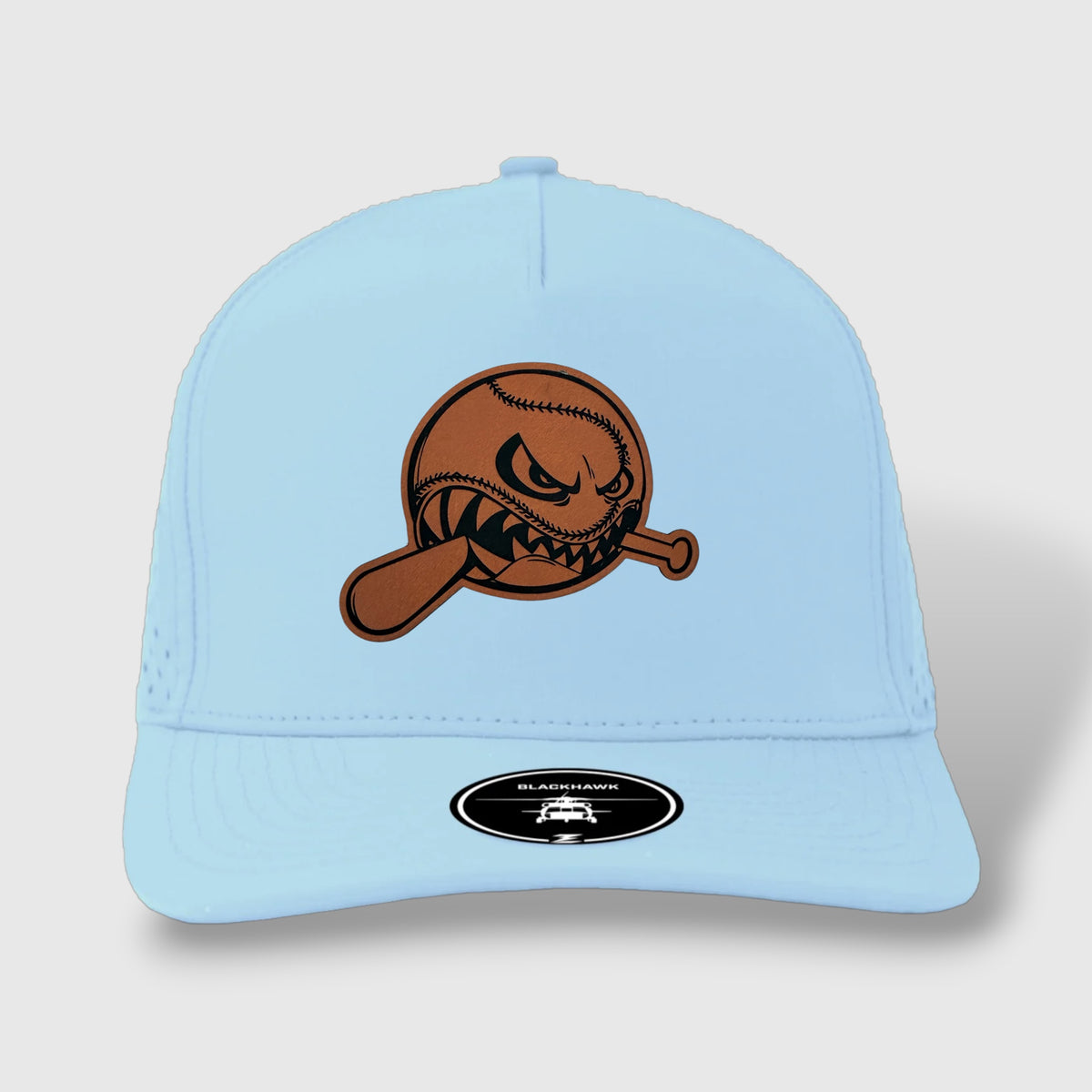 WOW Zapped Headwear Brand 5 Panel Curve Bill Baseball Logo