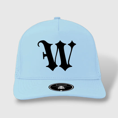 WOW Zapped Headwear Brand 5 Panel Curve Bill W
