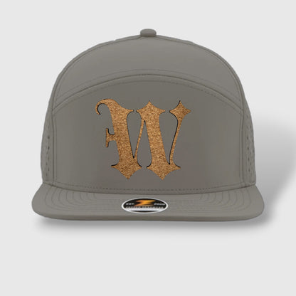 WOW Zapped Headwear Brand 7 Panel Flat Bill W