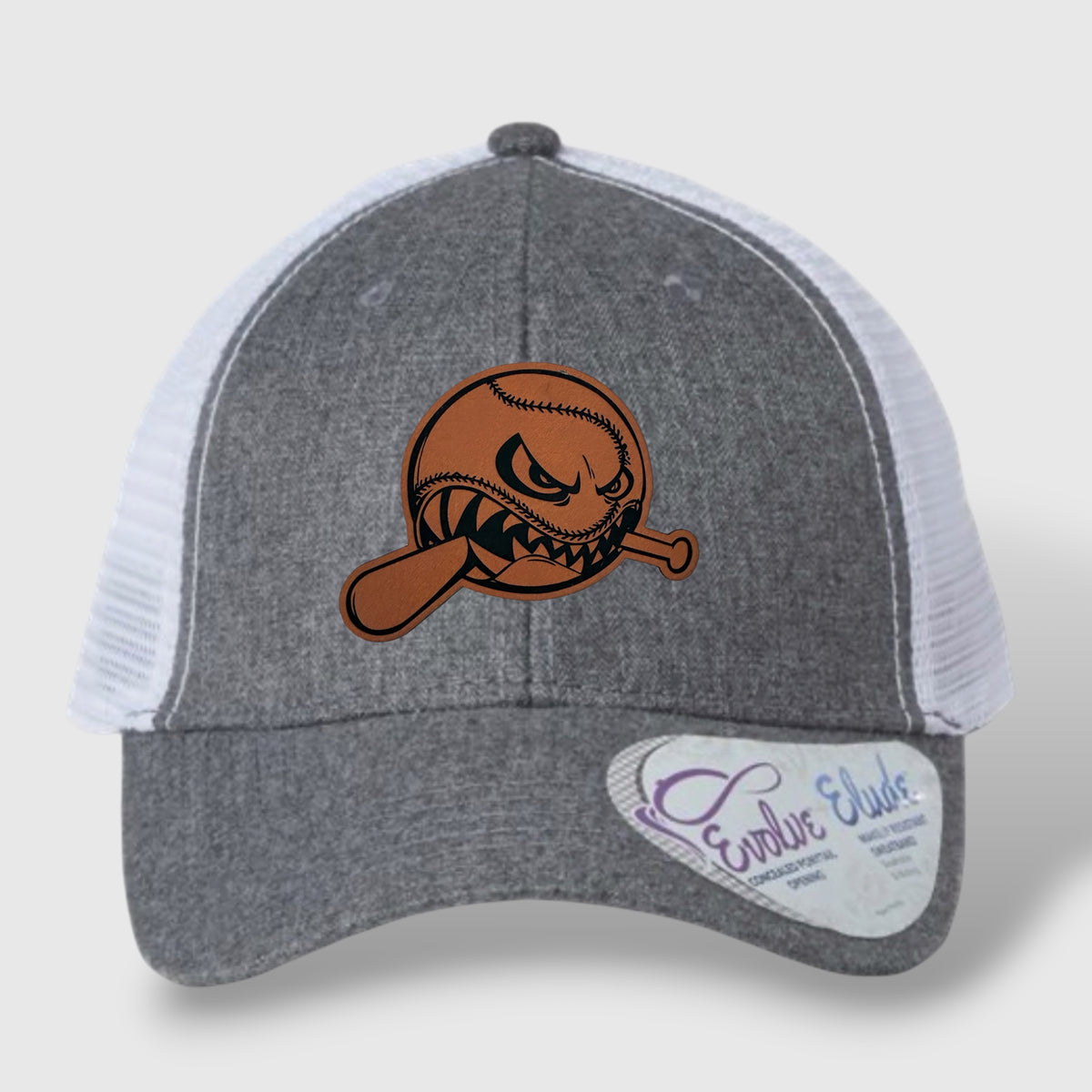 WOW Women's Modern Trucker Cap - CHARLIE Baseball Logo