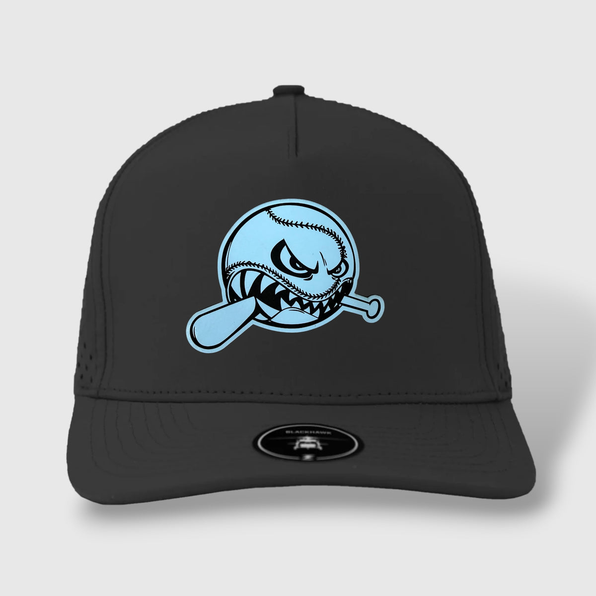 WOW Zapped Headwear Brand 5 Panel Curve Bill Baseball Logo