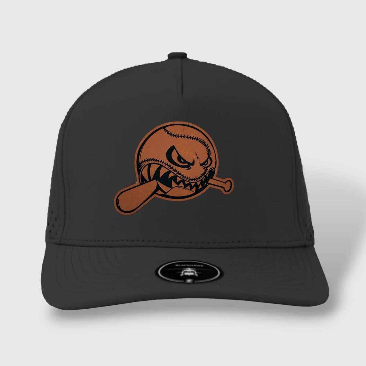 WOW Zapped Headwear Brand 5 Panel Curve Bill Baseball Logo