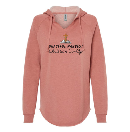 Graceful Harvest Womens Vneck Hoodie