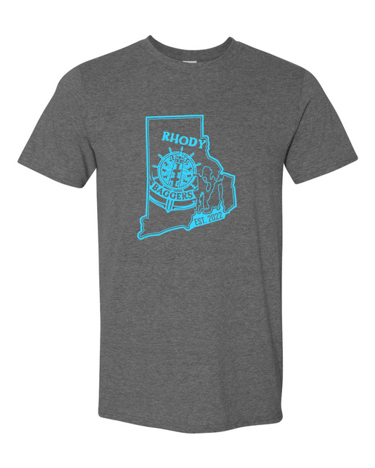 Rhody Baggers State Logo T-Shirt