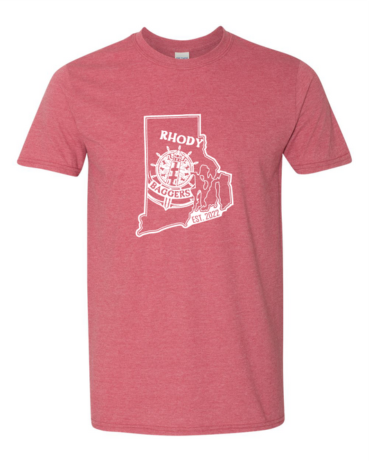 Rhody Baggers State Logo T-Shirt