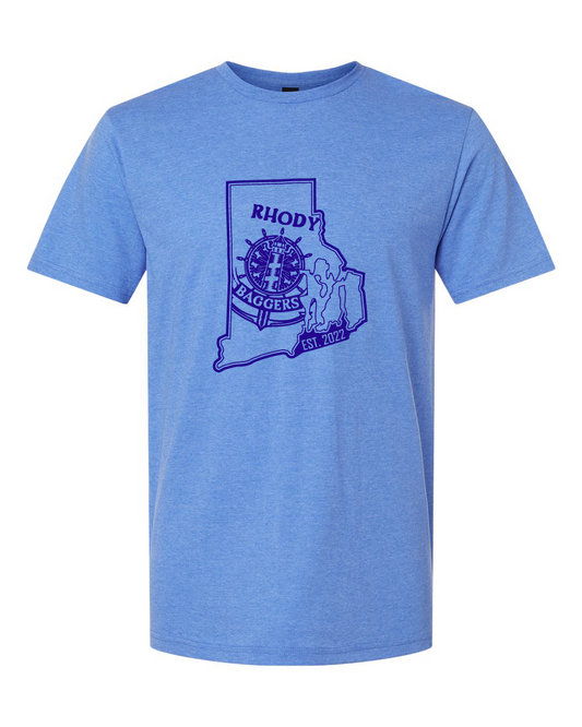 Rhody Baggers State Logo T-Shirt