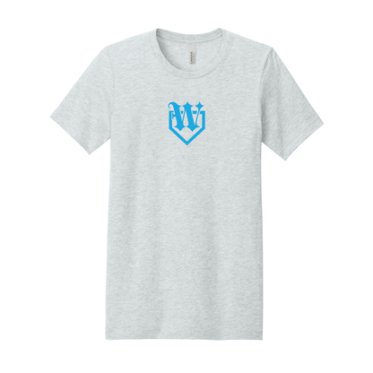 WOW Adult Tshirt Silver